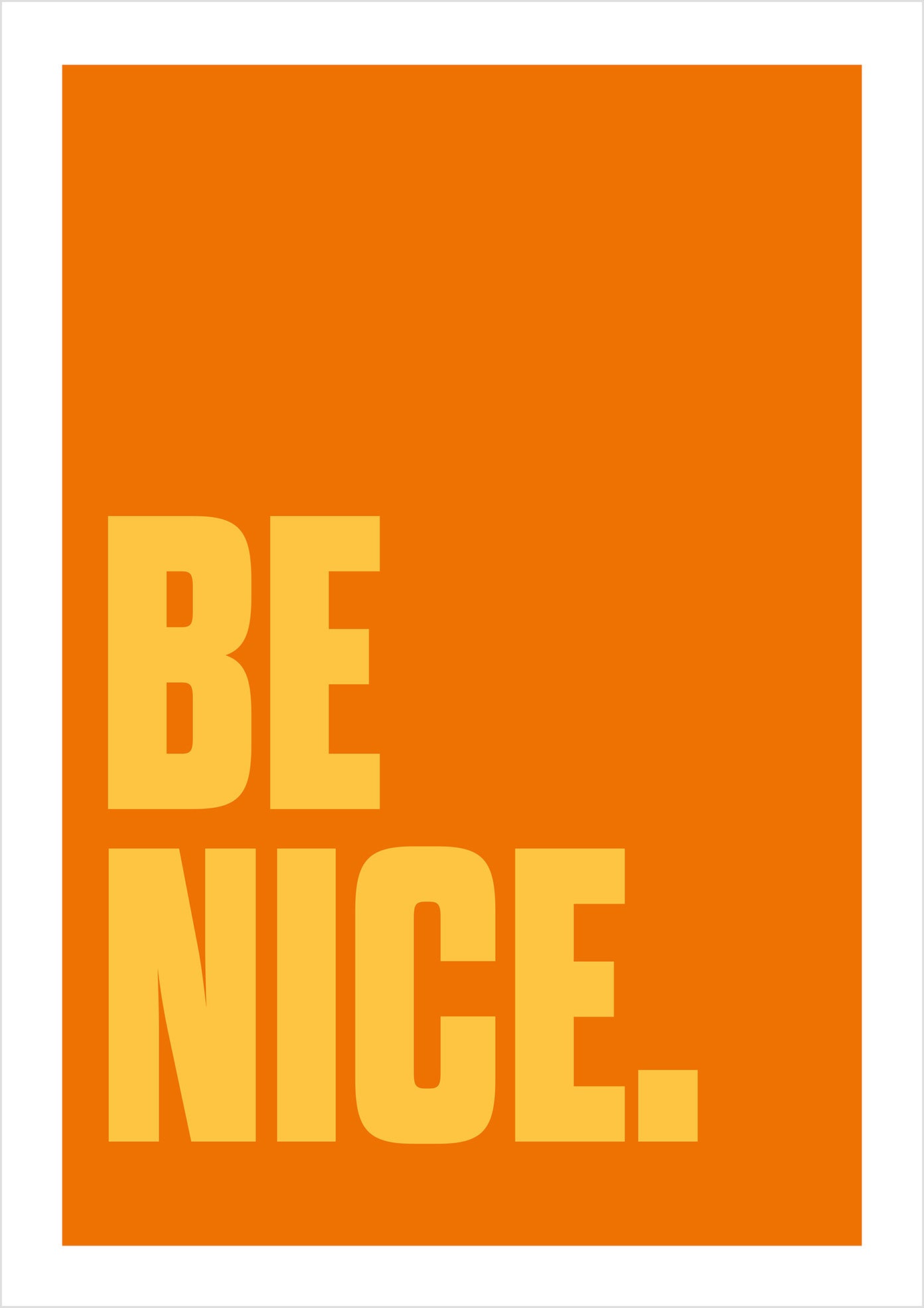 Be Nice (sans serif)