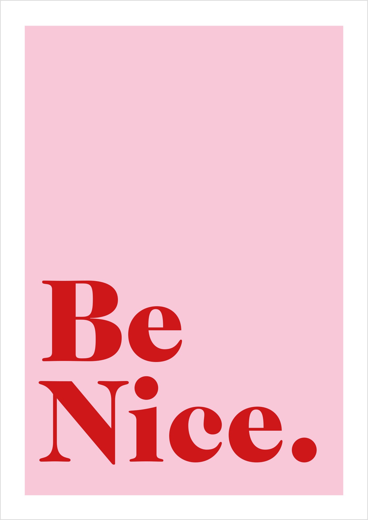 Be Nice (serif)