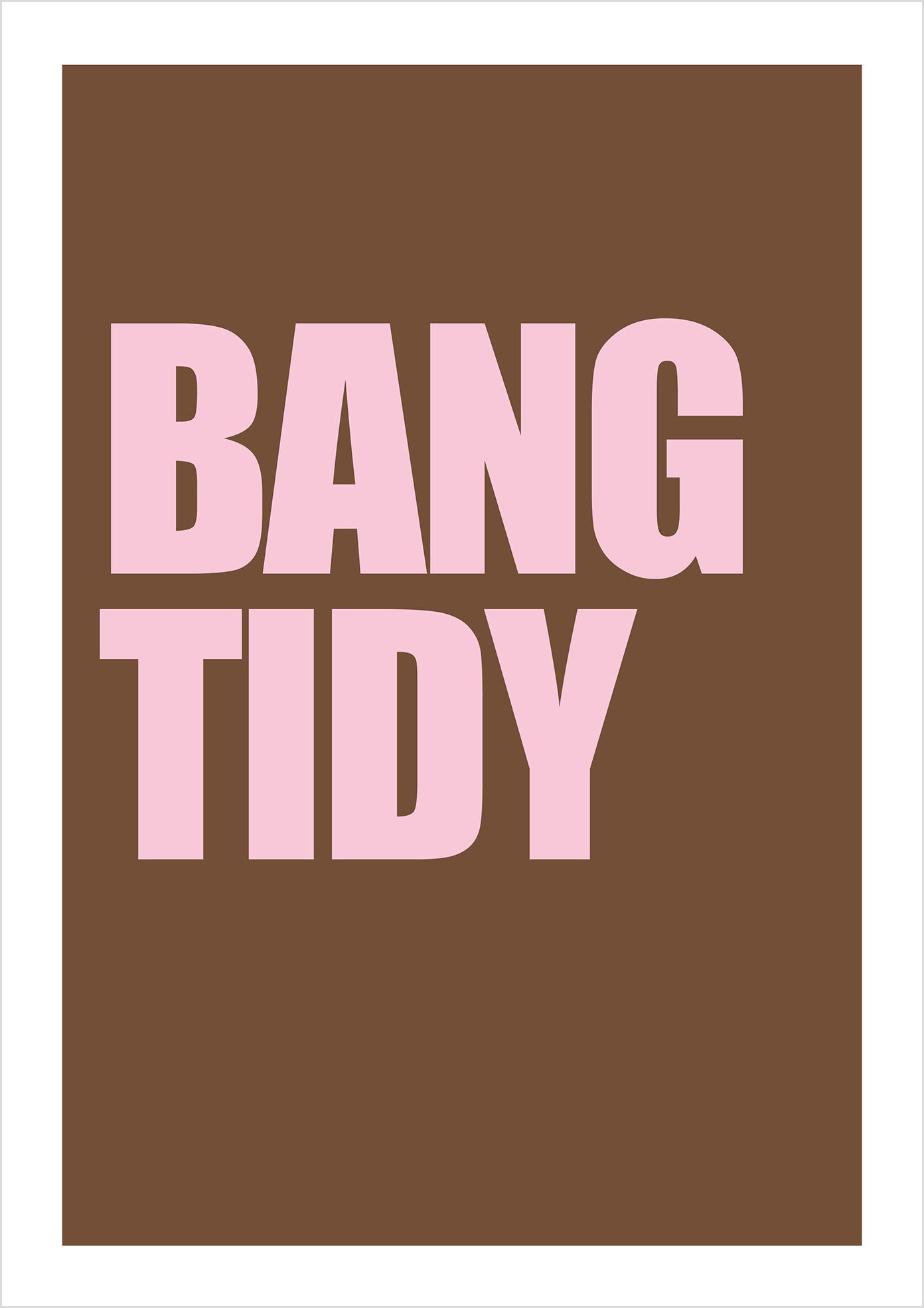 "Bang Tidy" (sans-serif)