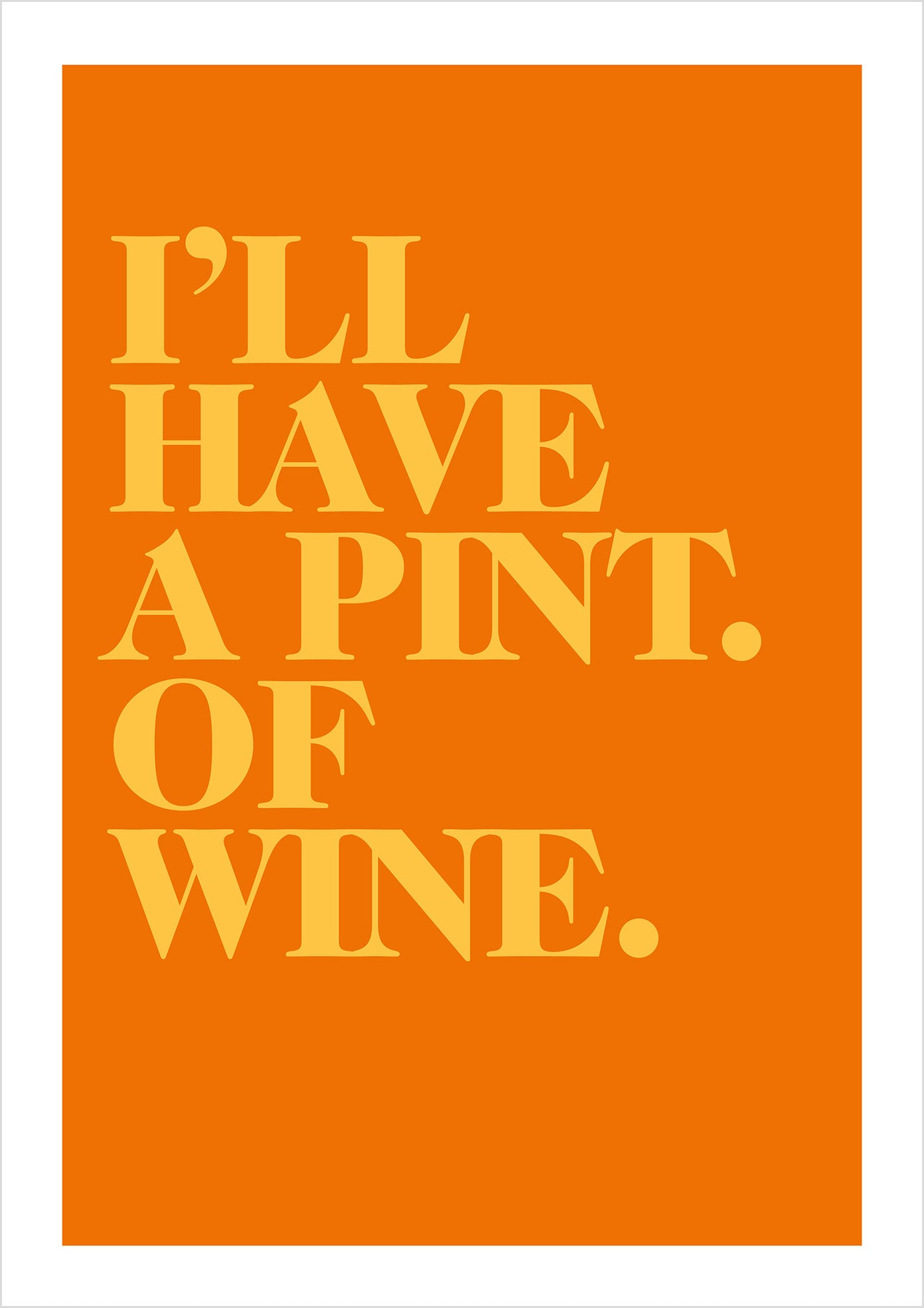 "Pint of Wine" (serif)