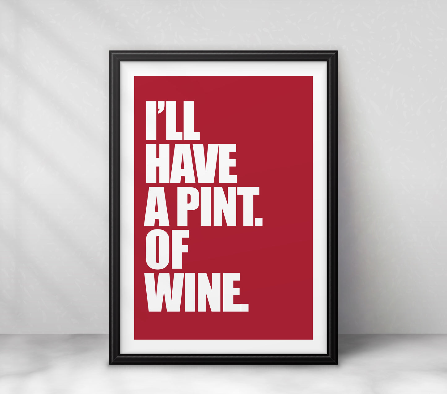 "Pint of Wine" (sans-serif)