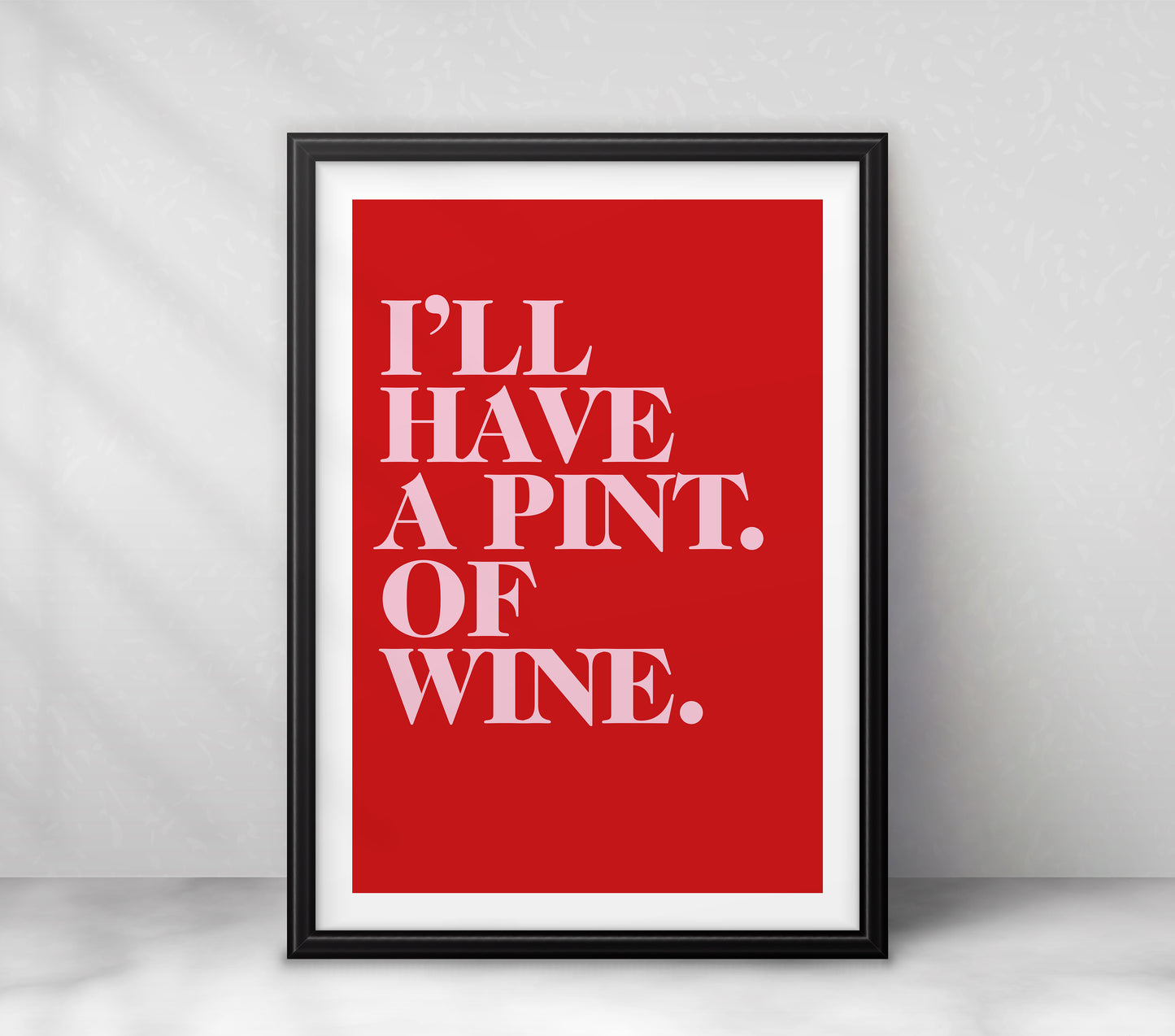 "Pint of Wine" (serif)