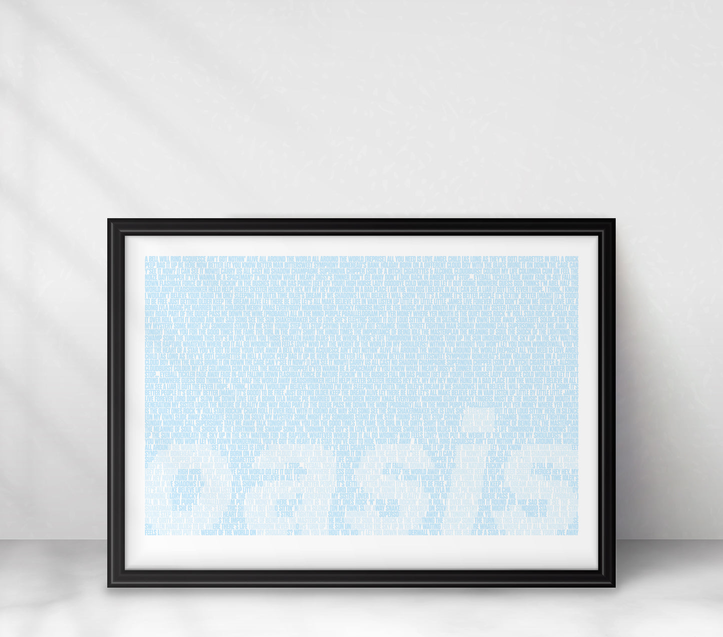 Oasis Songs Art Print