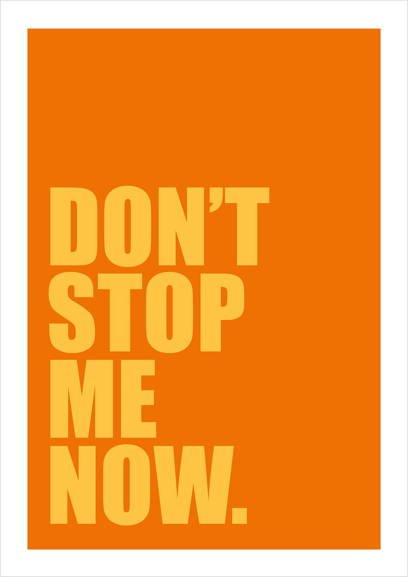 Don't Stop Me Now (sans-serif)