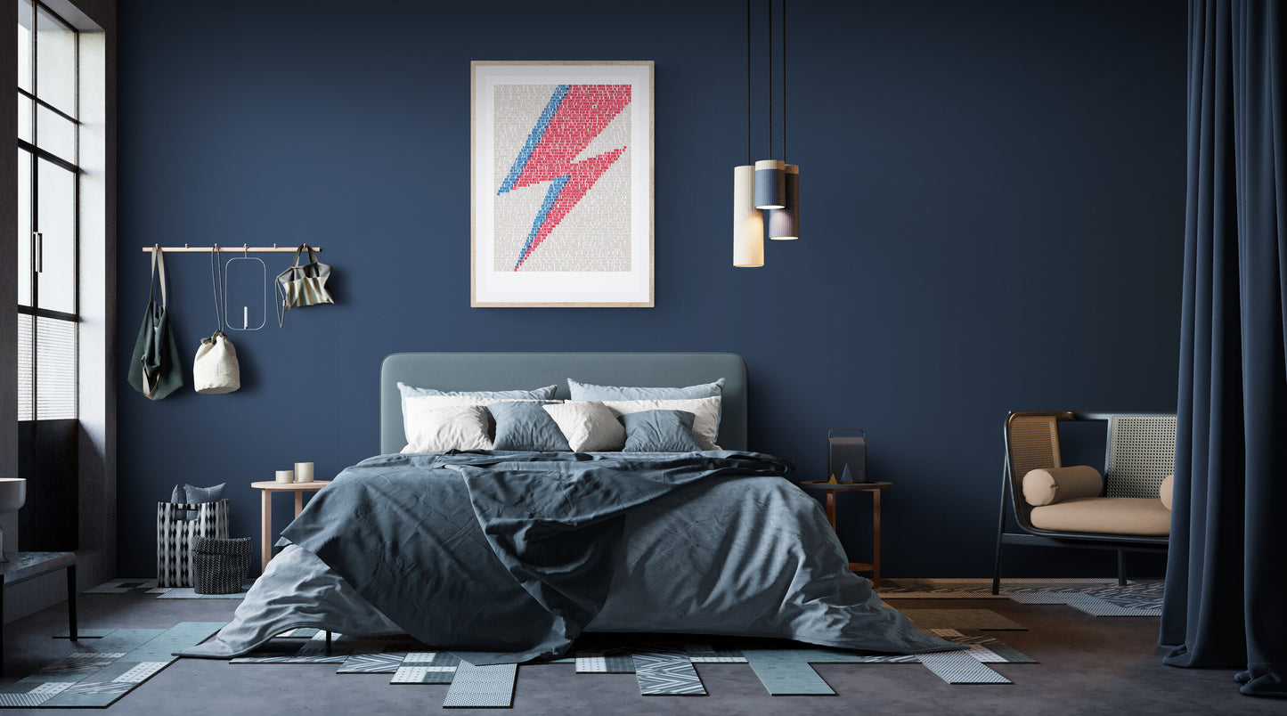 David Bowie Songs Art Print